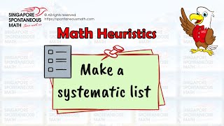 Make a systematic list METHOD [upl. by Anirehc]