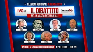 Il dibattito tra i candidati alla presidenza della Regione Liguria [upl. by Yensehc]