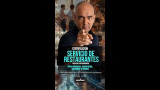 Certificación servicio de restaurantes para meseros camareros garzones y mozos [upl. by Otsugua]