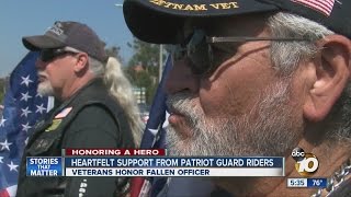 Heartfelt support from Patriot Guard riders [upl. by Sarnoff507]