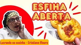 COMO FAZER ESFIHA ABERTA RECEITA FÁCIL ECONÔMICA E DELICIOSA 😋 [upl. by Leohcin]