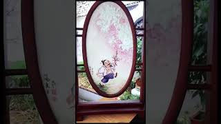 People are full of events full of peach blossoms red hand painted pink characters plug screen porce [upl. by Schaffel]