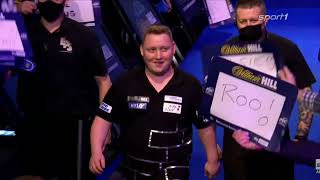 Martin Schindler Walk on  World Darts Championship 2022 Round 1 [upl. by Aklim678]