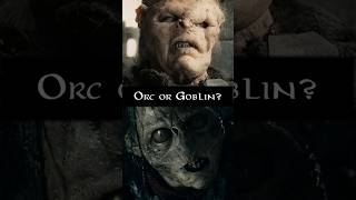 Orcs vs Goblins  Whats the Difference lordoftherings lotrlore thehobbit lotr tolkien [upl. by Pontus]