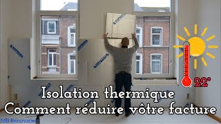 Meilleure isolation thermique des murs par lintérieur [upl. by Weinman]