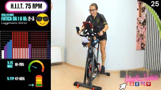 Indoor Cycling Live HIIT  Allenamento per Ciclismo  Lezione Spinning 25 [upl. by Egap192]