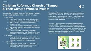 Faith Based Action Christianity Pursuing Sustainability with a Tampa Bay Religious Organization [upl. by Noma]