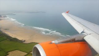 EasyJet Airbus A319111  Liverpool to Newquay Full Flight [upl. by Sitrik]