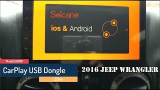 CarPlay USB Dongle for Android head units  Zbox [upl. by Esorlatsyrc]