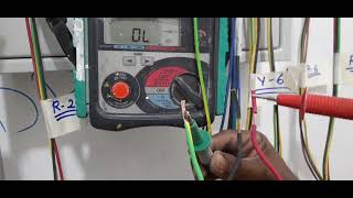 How to Megger meter Megger Testing in wire work in Dubai [upl. by Petronille]