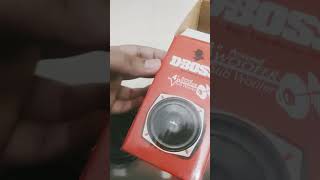 unboxing 4 inch subwoofer 50 Watt and company name is DBOSS [upl. by Nylqcaj]