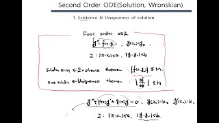 10 Second Order ODEExistence Uniqueness theorem WronskianSams Engineering Math amp EEMath [upl. by Keithley]