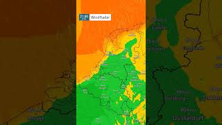 ⚠️Veel wind op vrijdag Windstoten van 70 tot 90 kmh aan zee mogelijk 100 kmh storm nederland [upl. by Yun]