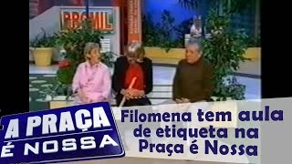 Filomena no programa A Praça é nossa [upl. by Bill]