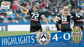 Udinese  Hellas Verona 40  Highlights  Giornata 18  Serie A TIM 201718 [upl. by Scrivenor246]