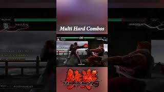 Tekken 6 Hard Multi Combos shorts fightinggames tekken [upl. by Bevers159]