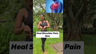 Heal Shoulder Pain Now❗ Try this to target tight shoulders improve posture amp mobility shoulderpain [upl. by Ahsen]