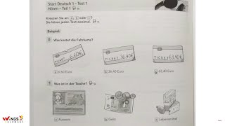 MEZ  Start Deutsch 1Goethe Zertifikat A1 exam Hören Modelltest 1 German A1 listening with answers [upl. by Eva663]