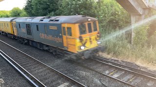 Class 73  73962  73965  Network Rail PLPR Test Train  GB Railfreight GBRf [upl. by Debbra]