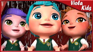 Pluie pluie tu ten vas en français  Comptines pour bébé en francais  Viola Kids LE Français HD [upl. by Zenia]