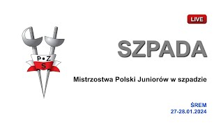 ŚREM P4MISTRZOSTWA POLSKI JUNIORÓW W SZPADZIE [upl. by Nwahsem898]