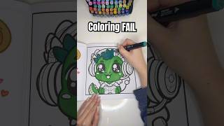 my pen dried out😣  asmr coloring video  relaxing sounds coloringpages asmrsounds asmrcoloring [upl. by Adolphe]