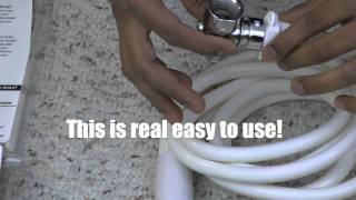 Rinse Ace 3Way Pet Shower Sprayer Review amp How To [upl. by Anaert]