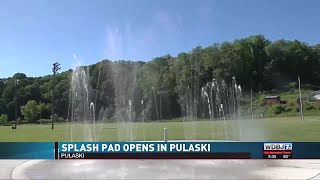 Splash Pad Opens in Pulaski [upl. by Aciraj916]