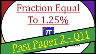 Circle The Fraction That Is Equal To 125  Using A Calculator  Q1 [upl. by Kirkpatrick]