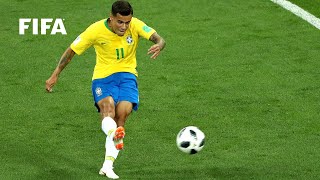 Philippe Coutinho goal vs Switzerland  ALL THE ANGLES  2018 FIFA World Cup [upl. by Kahcztiy]