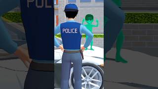 Police man upset 😡shortvideos sakuraschoolsimulator viralvideo [upl. by Lynus]