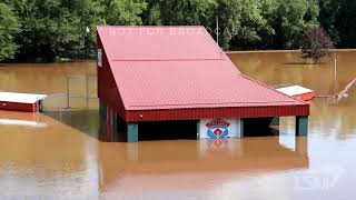 08102024 Montgomery PA  Tropical Storm Debby Flooding On Susquehanna River [upl. by Brinkema]