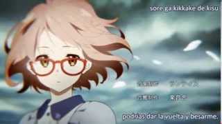 Kyoukai no kanata idol saiban Ending sub esp [upl. by Sualocin]