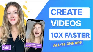 How to Create Videos 10x Faster with BIGVU The AllinOne Video Creation App [upl. by Eissirhc263]