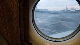 Landing at Moscow Vnukovo in a Kosmos Airlines Tu134 [upl. by Ragouzis]