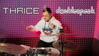 Thrice  Doublespeak drum cover [upl. by Sofer952]