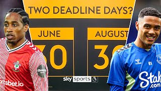 Why are there TWO deadline days What swap deals are clubs trying to get done 🤔💰 [upl. by Akers138]