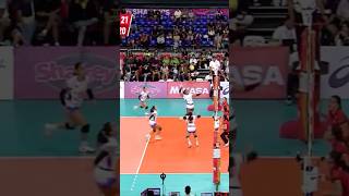 ATENEO WITH A COMBINATION PLAY ❤️‍🔥 ateneo shakeyssuperleague volleyball admu obf [upl. by Yruam]