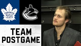 Maple Leafs Media Availability  Postgame at Vancouver Canucks  January 20 2024 [upl. by Sansen]