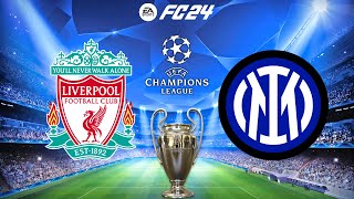 FC 24  Liverpool vs Inter Milan  UEFA Champions League 2024  PS5™ Full Match amp Gameplay [upl. by Kushner]