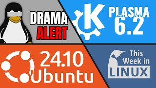 Ubuntu 2410 Released KDE Plasma 62 Linux Drama amp more Linux news [upl. by Repinuj]