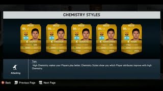 شرح قوائم اللالتميت تيم والكمستري ستايل فيفا14  FIFA14 Chemistry Styles [upl. by Noiroc]