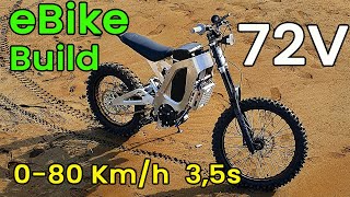 Custom Electric Bike Billet aluminium DIY build [upl. by Talie856]