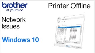 Fix Brother printer offline 3 methods [upl. by Atinihc]