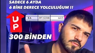 6 AYDA 300 BİNDEN 6 BİNE YKS Derece Yolculuğum 🔥 II 6 Ayda Derece Yapmak Mümkün [upl. by Yuu]