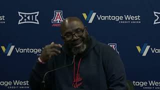 Arizona Football Press Conference  Alonzo Carter [upl. by Evette487]