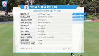 Sydney University W1 v Sydney W1 [upl. by Velvet260]