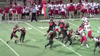 Highlights  Gilmer Buckeyes vs Carthage Bulldogs  Sept 27 2014 [upl. by Nnylahs]