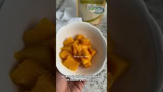 🥭CREPES RELLENOS DE MANGO🫰🏻 receta recetasfitness shorts mango cocinafit [upl. by Nevin]