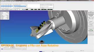 OPTICAM  Erosione a Filo con Asse Rotativo [upl. by Riehl]